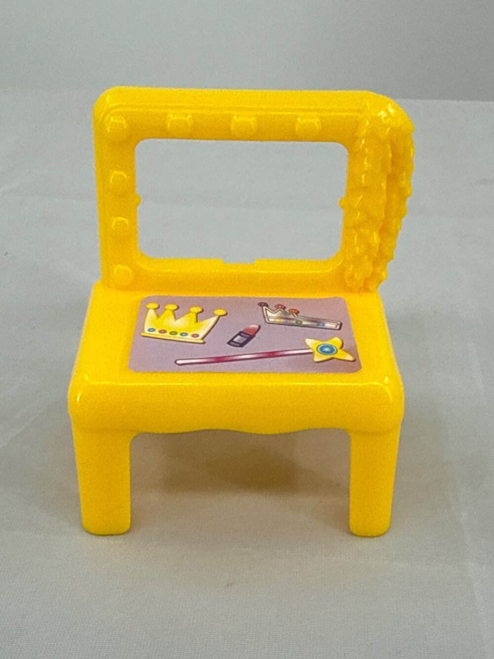 Peppa Pig Yellow Toy Vanity Table Replacement Royal Princess Dollhouse Furniture